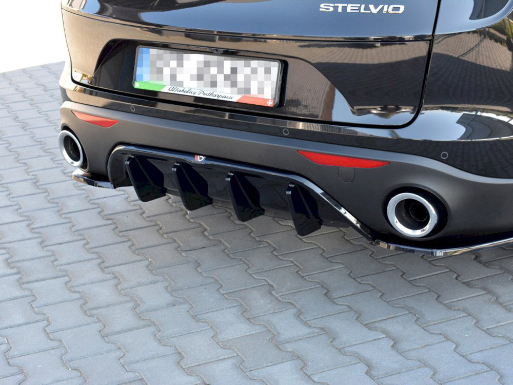 Rear Diffuser Alfa Romeo Stelvio 2016-2020 Maxton Design