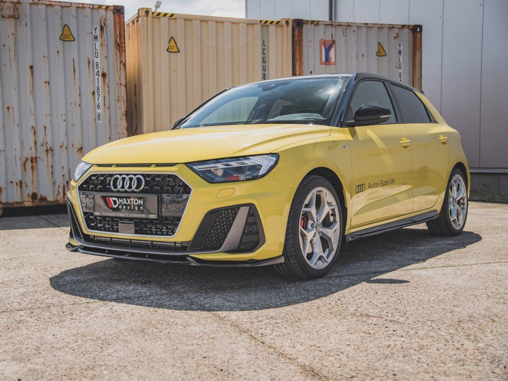 Front Splitter V3 Audi A1 S-line GB 2018- Maxton Design