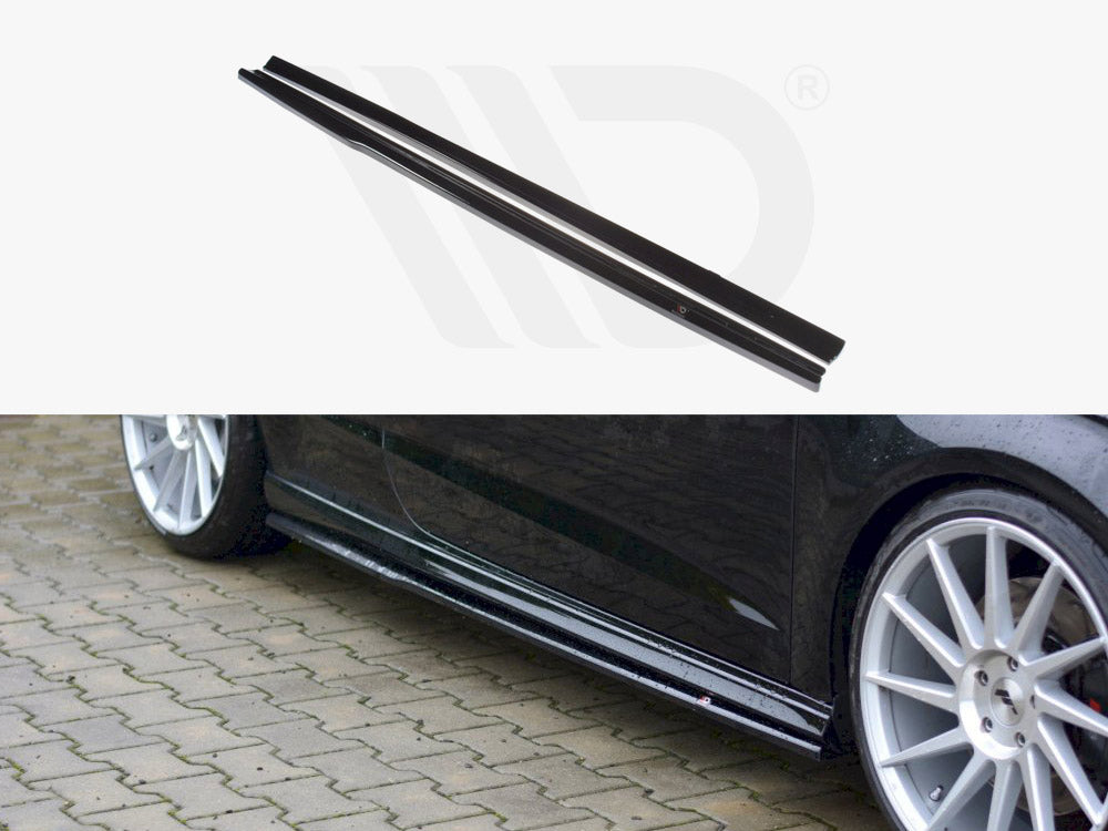 Side Skirts Diffusers Audi S3 / A3 S-line 8V / 8V FL Hatchback Maxton Design