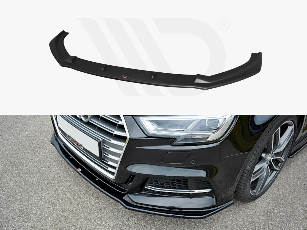 Front Splitter V.1 Audi S3 / A3 S-Line 8V Facelift Sedan 2016-2020 Maxton Design