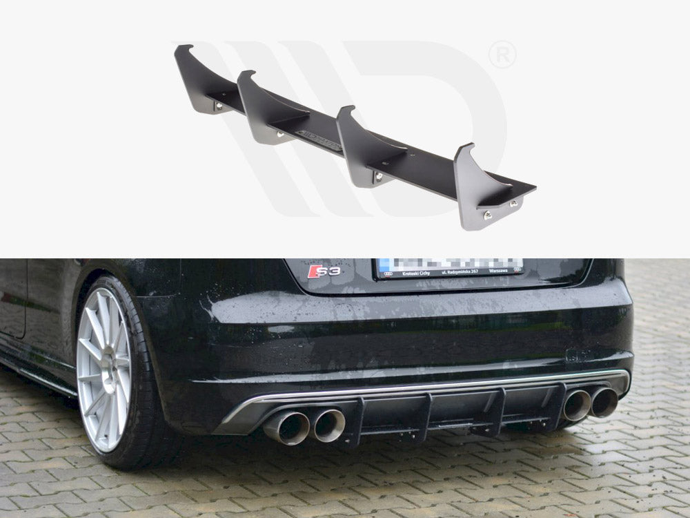 Rear Diffuser Audi S3 / A3 S-line 8V Hatchback / Sportback 2012-2016 Maxton Design