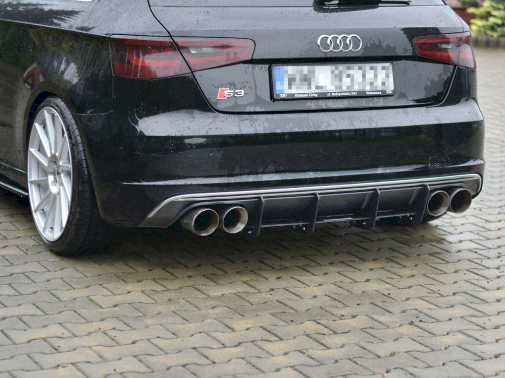 Rear Diffuser Audi S3 / A3 S-line 8V Hatchback / Sportback 2012-2016 Maxton Design