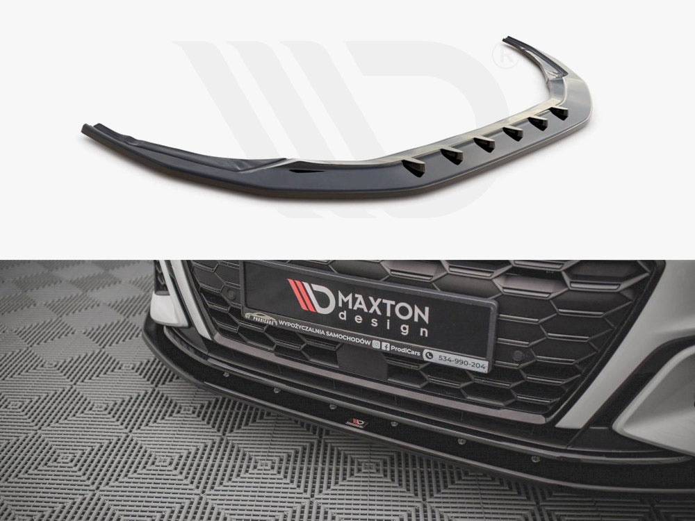 Front Splitter V.1 Audi S3 / A3 S-Line 8Y 2020- Maxton Design