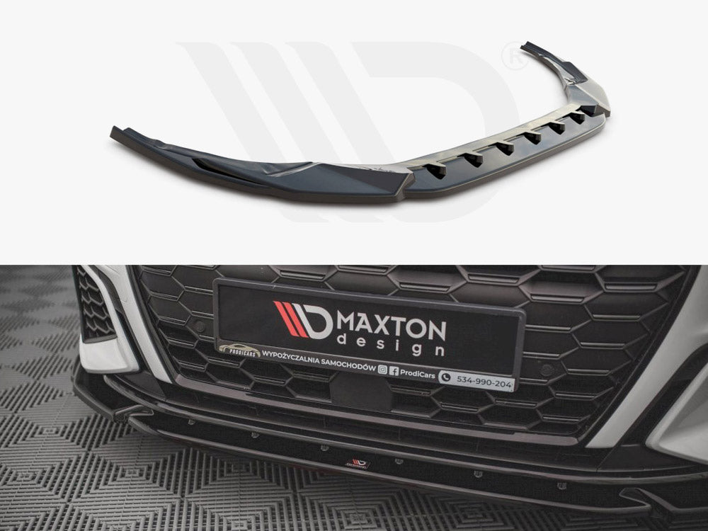 Front Splitter V.3 Audi S3 / A3 S-Line 8Y 2020- Maxton Design