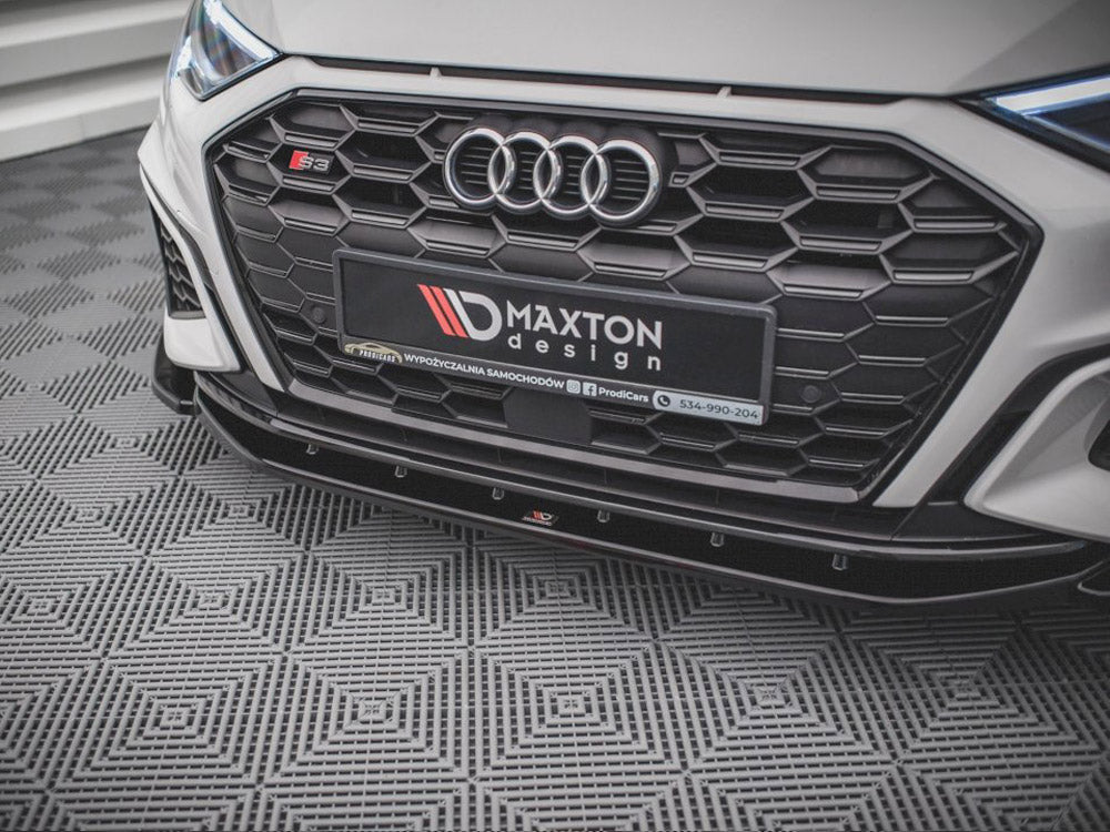 Front Splitter V.4 Audi S3 / A3 S-line 8Y 2020- Maxton Design