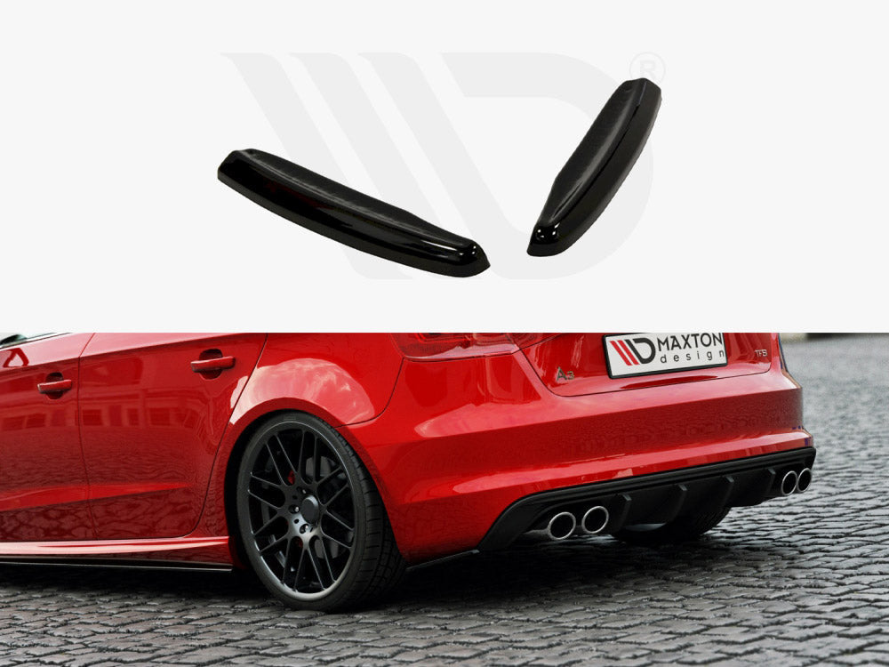 Rear Side Splitters Audi S3 / A3 S-Line 8V Hatchback / Sportback Maxton Design