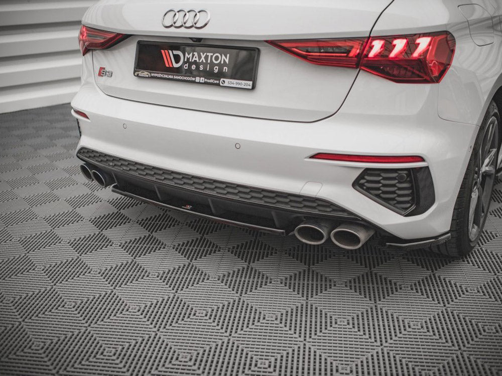 Central Rear Splitter For Audi S3 8Y 2020- Maxton Design