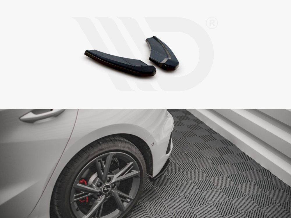 Rear Side Splitters V.1 Audi S3 8Y 2020- Maxton Design