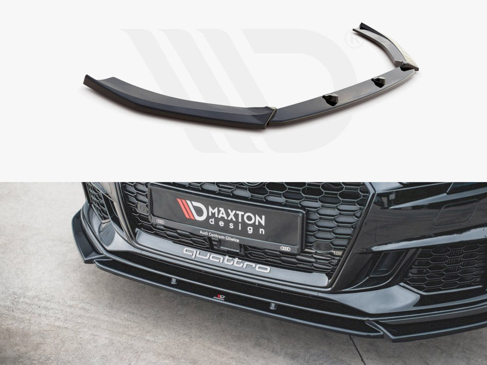 Front Splitter V.4 Audi RS3 8V Facelift  2017-UP Maxton Design