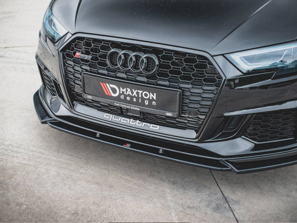 Front Splitter V.4 Audi RS3 8V Facelift  2017-UP Maxton Design