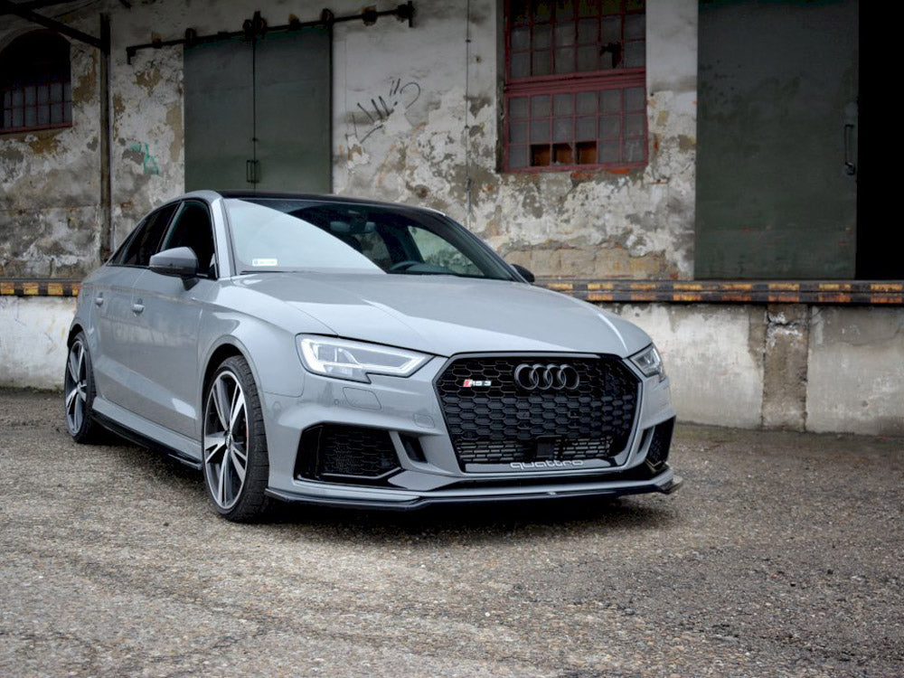 Front Splitter V.2 Audi RS3 8V Facelift Sedan 2017-2020 Maxton Design