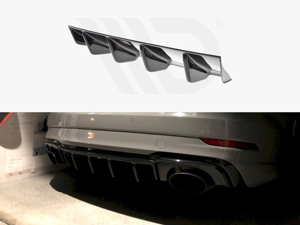 Rear Diffuser Audi RS3 8V Facelift Sedan 2017-2020 Maxton Design