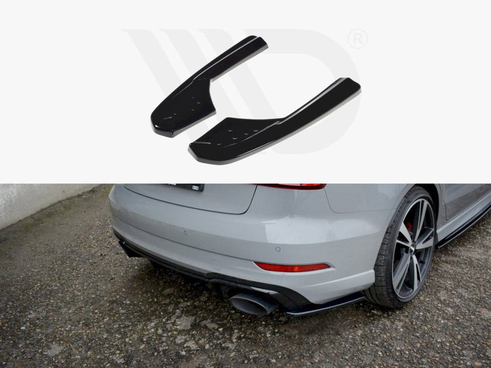 Rear Side Splitters Audi RS3 8V Facelift Sedan 2017-2020 Maxton Design