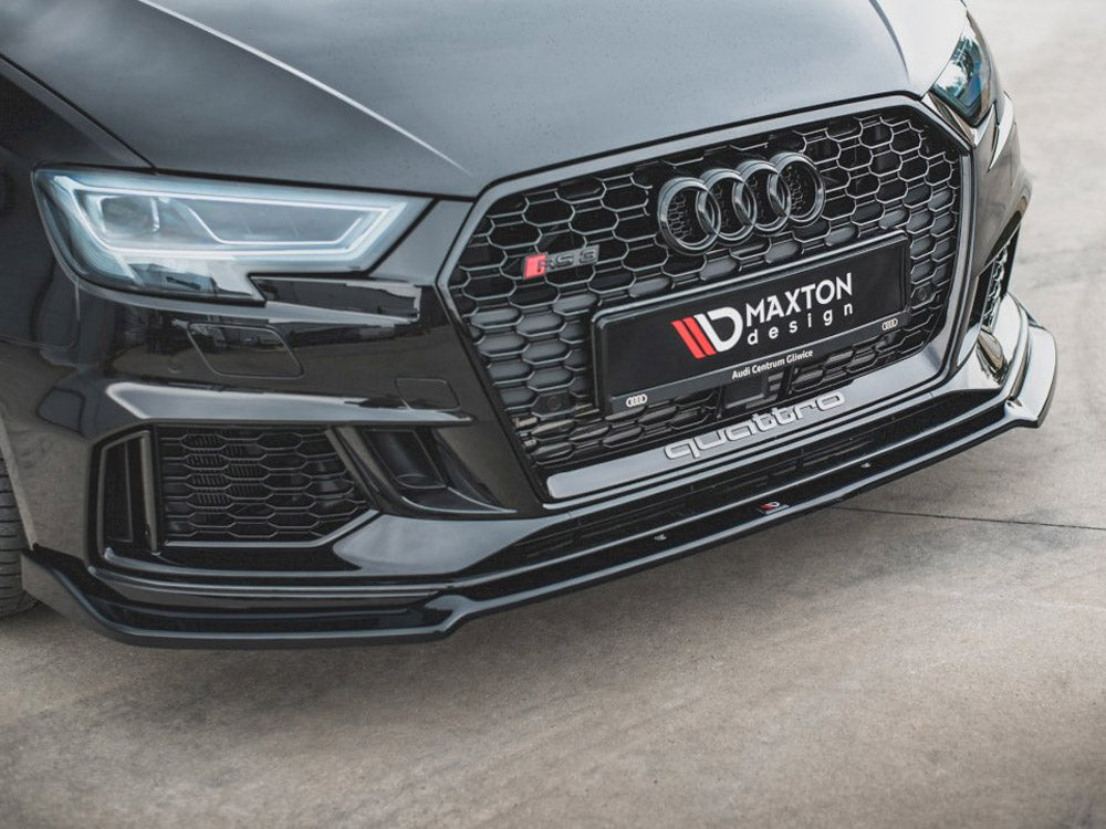 Front Splitter V.3 Audi RS3 8V Facelift 2017-UP Maxton Design