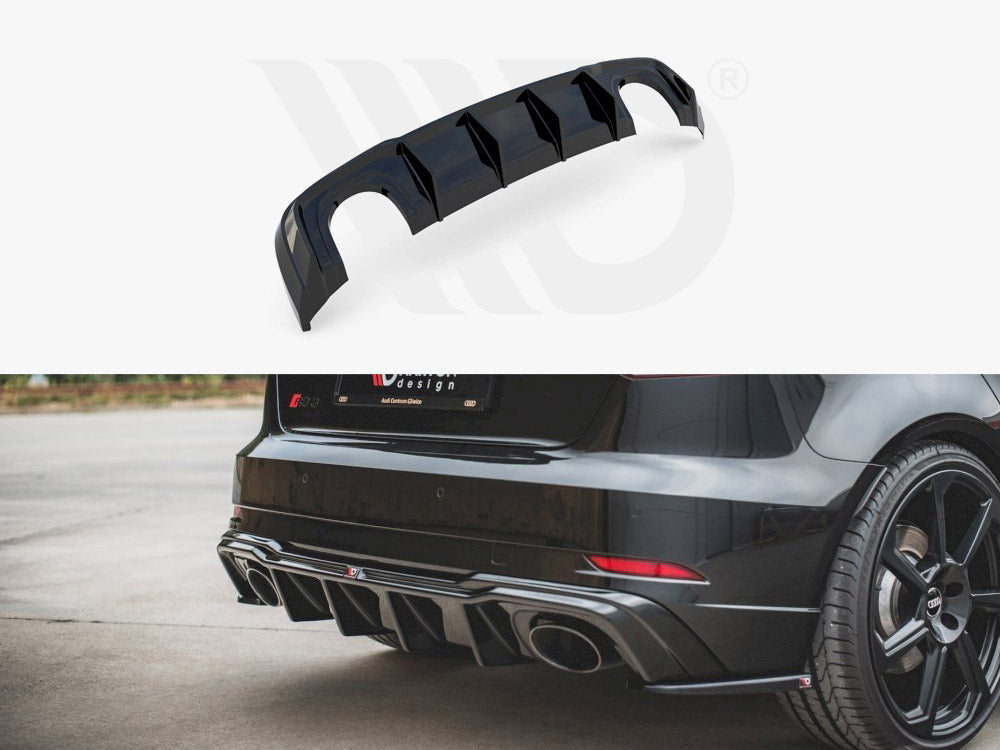 Rear Valance V.2 Audi RS3 8V Sportback Facelift Maxton Design