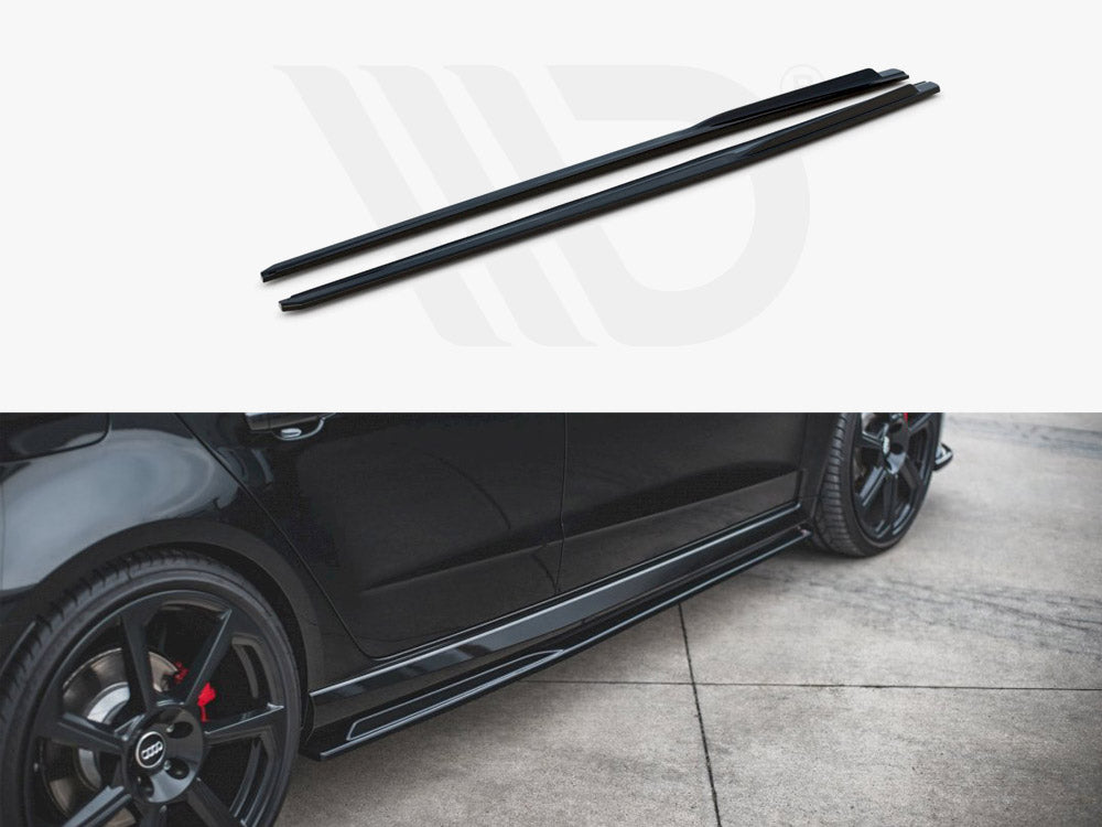 Side Skirts Diffusers V.2 Audi RS3 8V Sportback Facelift 2017-UP Maxton Design