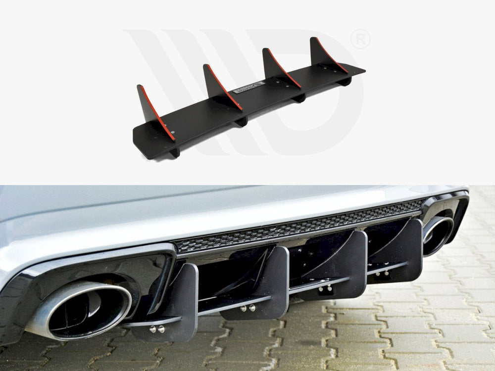 Rear Diffuser Audi RS3 8VA Sportback Pre-facelift 2015-2016 Maxton Design