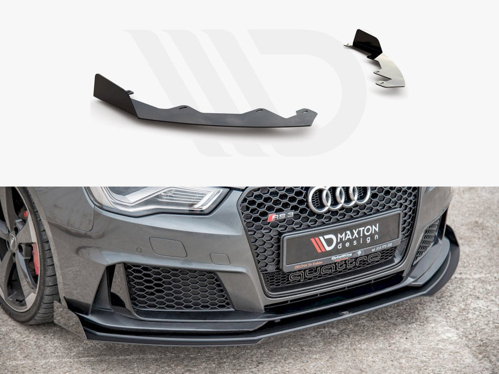 Front Splitter Flaps Audi RS3 8V Sportback 2015-2016 Maxton Design