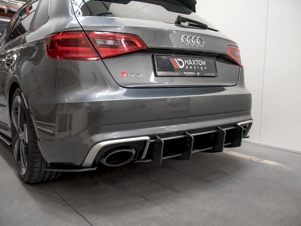 Rear Diffuser V2 Audi RS3 8V Sportback 2015-2016 Maxton Design