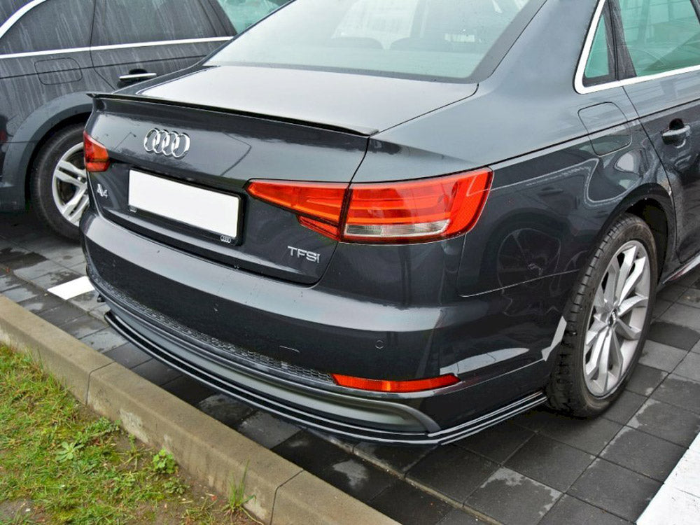 Rear Splitter Audi A4 B9 S-Line Sedan Maxton Design