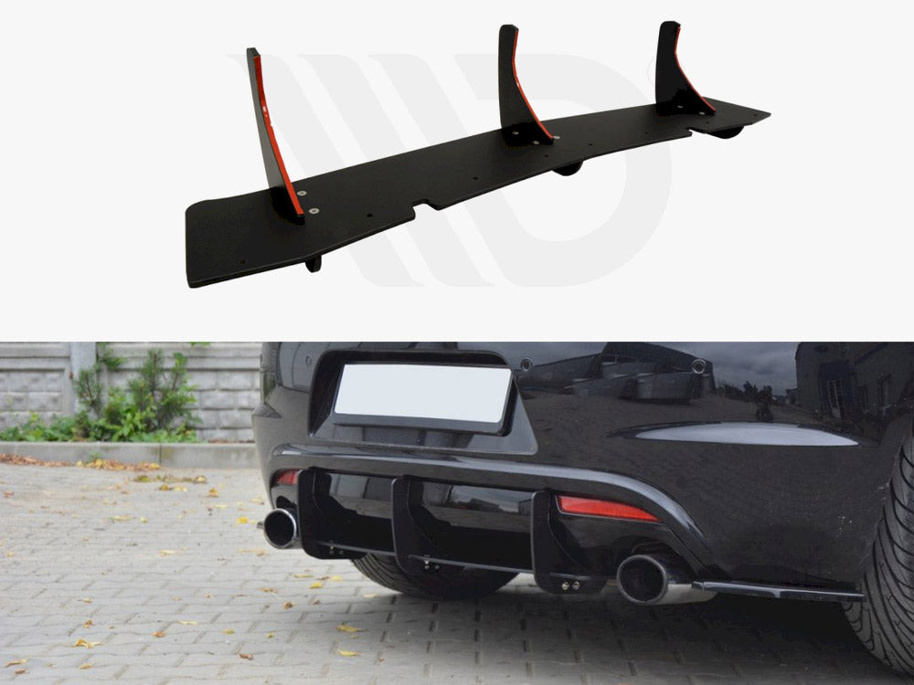 VW Scirocco R Rear Diffuser & Rear Side Splitters Maxton Design