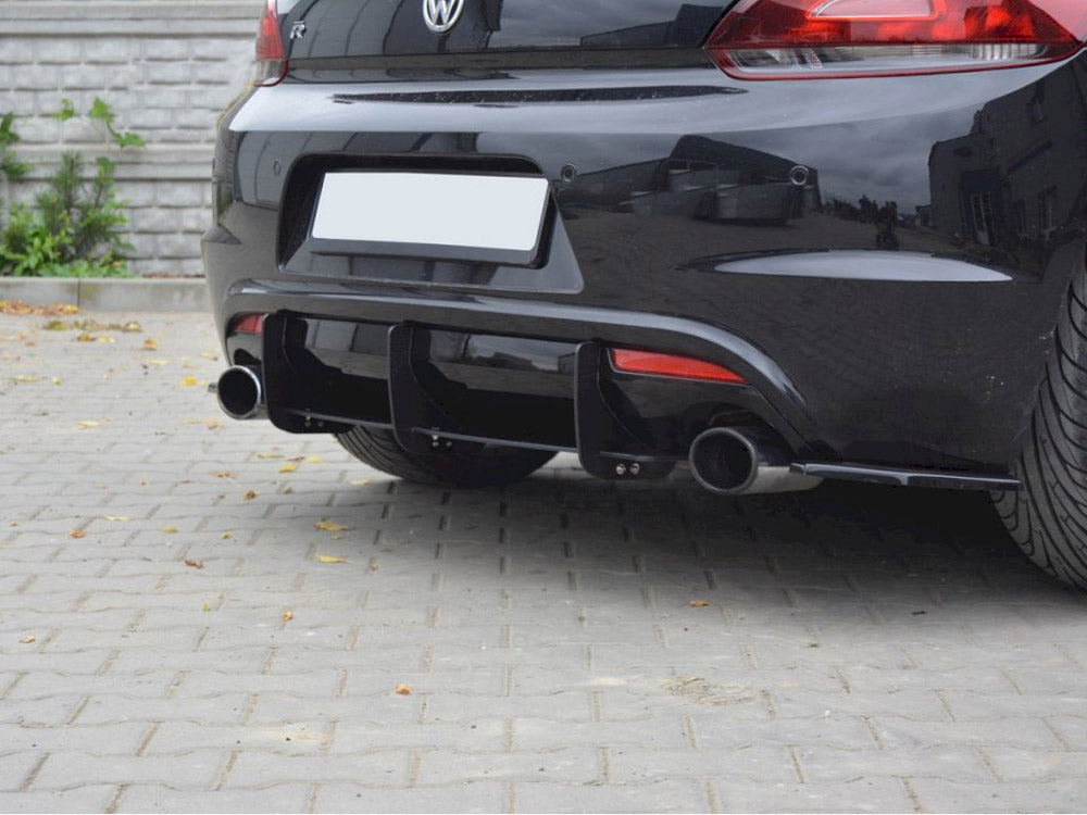 VW Scirocco R Rear Diffuser & Rear Side Splitters Maxton Design