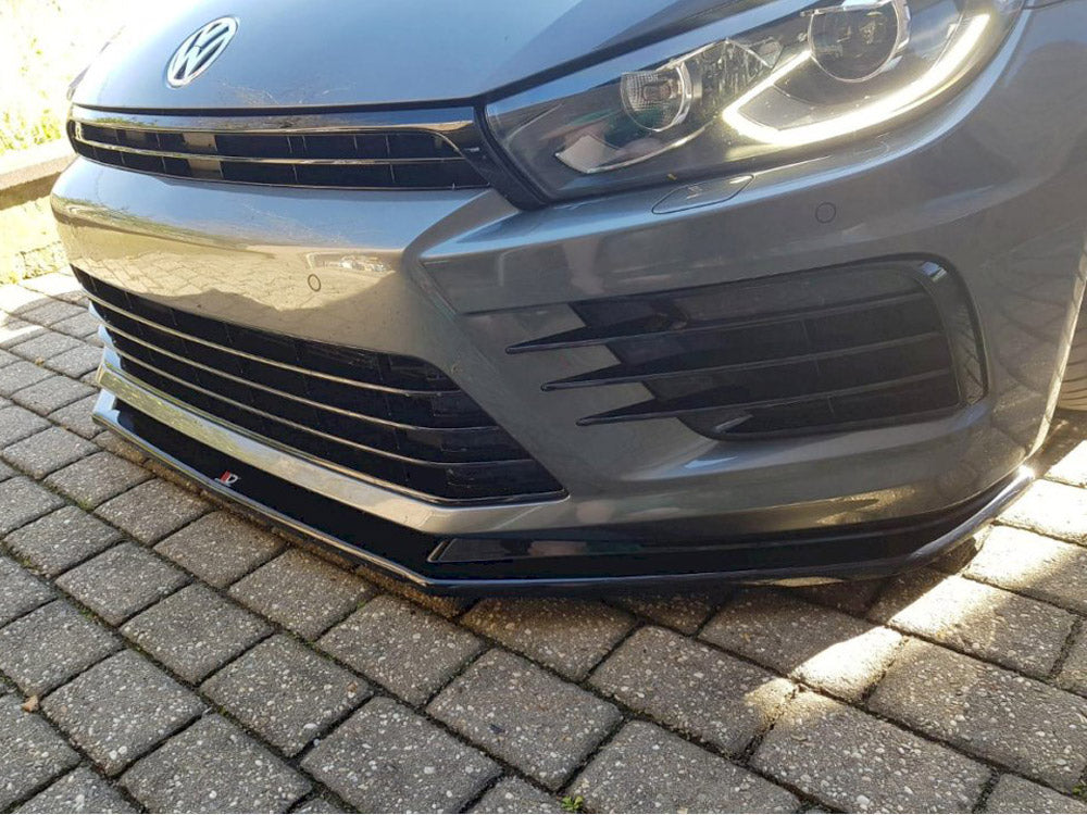 Front Splitter V.1 Volkswagen Scirocco MK3 R Facelift 2014-2017 Maxton Design