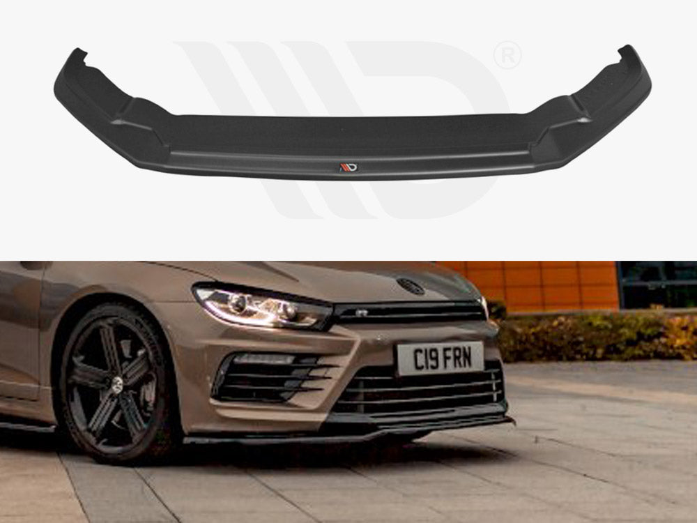 Front Splitter V.2 Volkswagen Scirocco MK3 R Facelift 2014-2017 Maxton Design