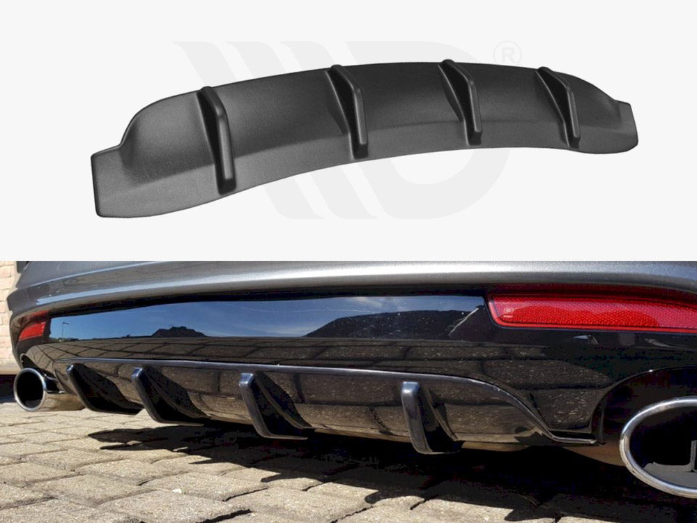 Rear Diffuser VW Scirocco Mk3 R Facelift 2014-2017 Maxton Design