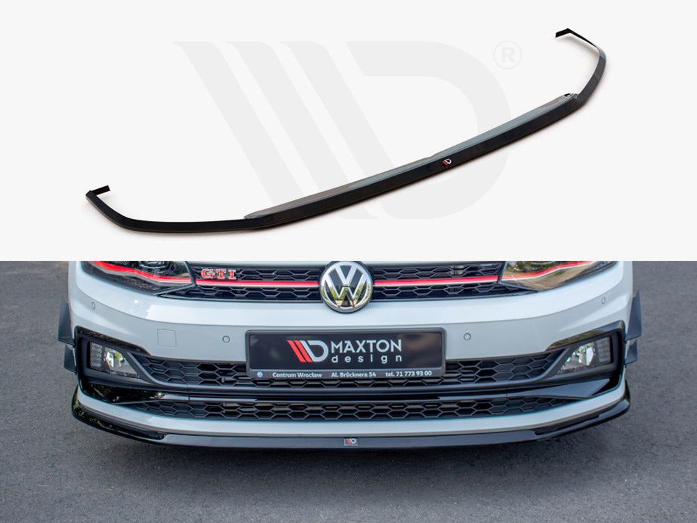 Front Splitter V.3 VW Polo MK6 GTI 2017-2021 Maxton Design