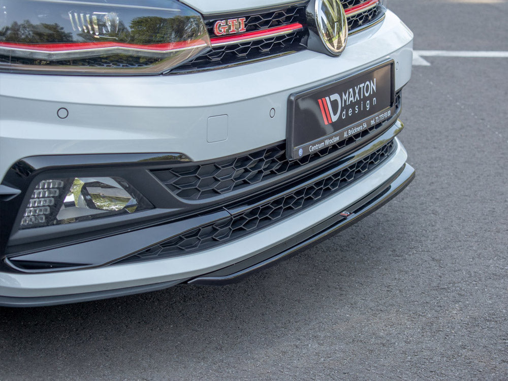 Front Splitter V.4 VW Polo MK6 GTI 2017-2021 Maxton Design