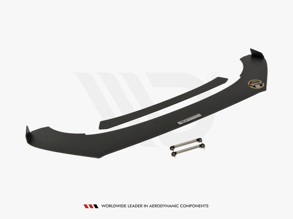 Front Racing Splitter VW Polo MK5 GTI Facelift (With Wings) 2015-2017 Maxton Design