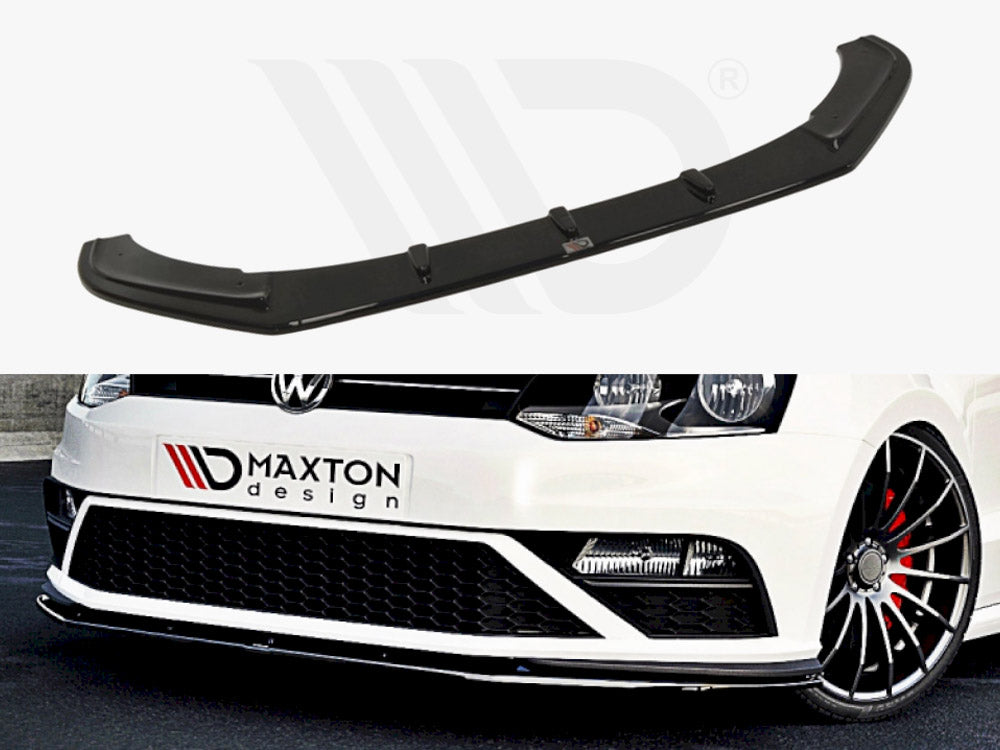 Front Splitter V.1 VW Polo MK5 GTI (Facelift) 2015-2017 Maxton Design