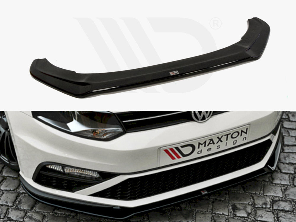 Front Splitter V.2 VW Polo MK5 GTI (Facelift) 2015-2017 Maxton Design