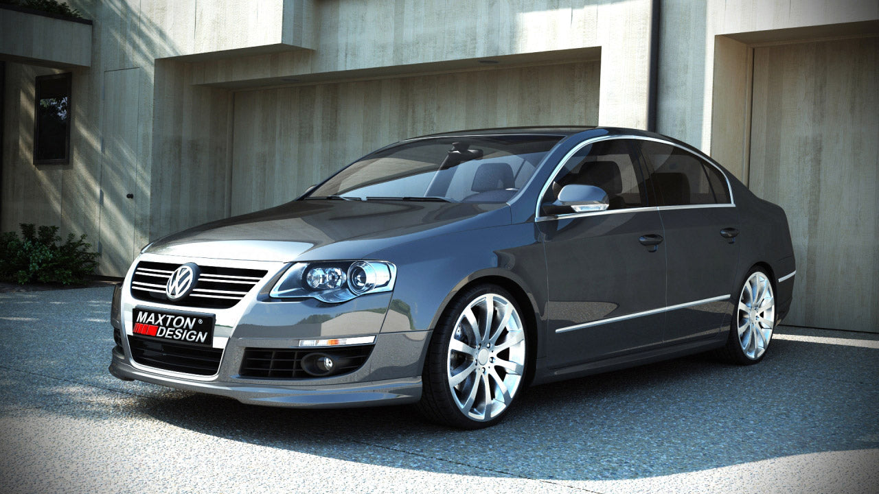 Front Bumper Spoiler VW Passat B6 ( R-line Look ) Maxton Design