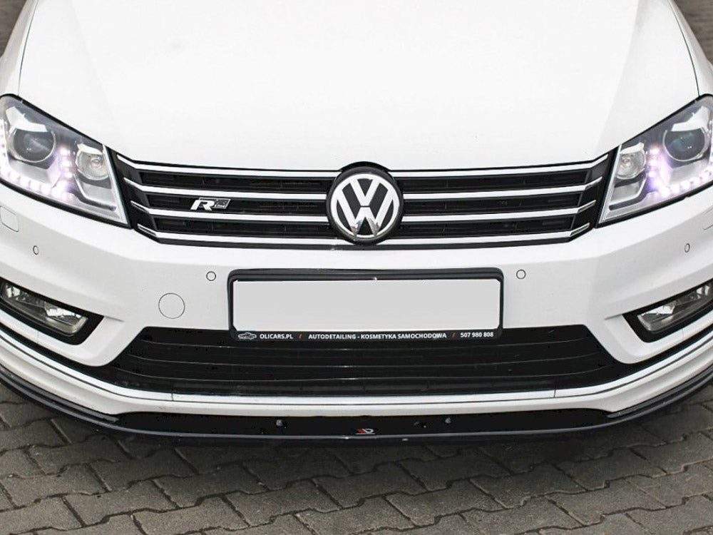 Front Splitter V.1 VW Passat B7 R-line 2010-2014 Maxton Design