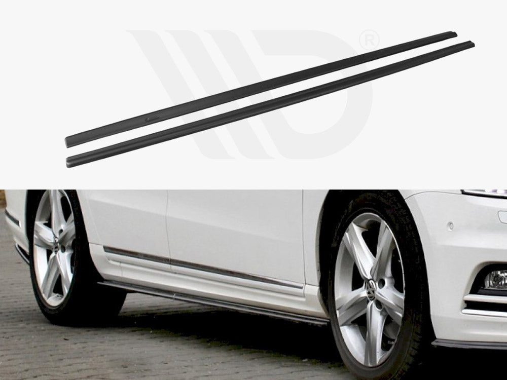 Side Skirts Diffusers VW Passat B7 R-line 2010-2014 Maxton Design