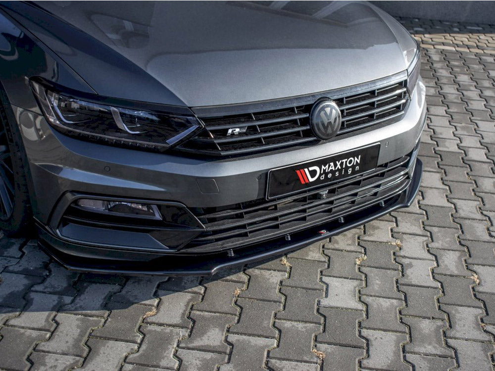 Front Splitter V.1 Volkswagen Passat R-line B8 2015-19 Maxton Design