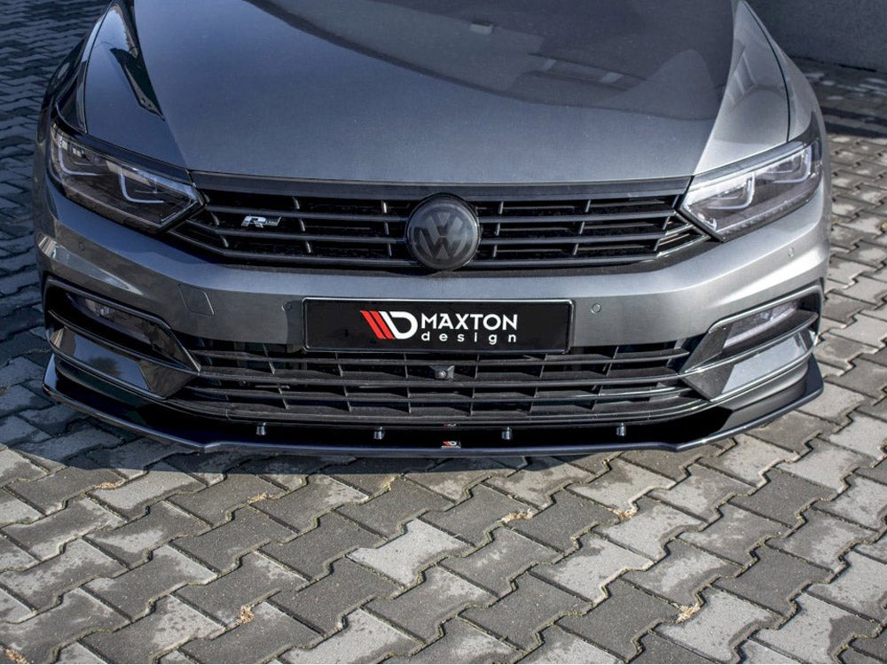 Front Splitter V.1 Volkswagen Passat R-line B8 2015-19 Maxton Design