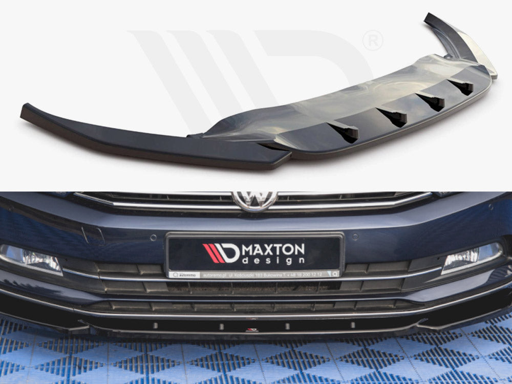 Front Splitter V.1 VW Passat B8 2014-2019 Maxton Design