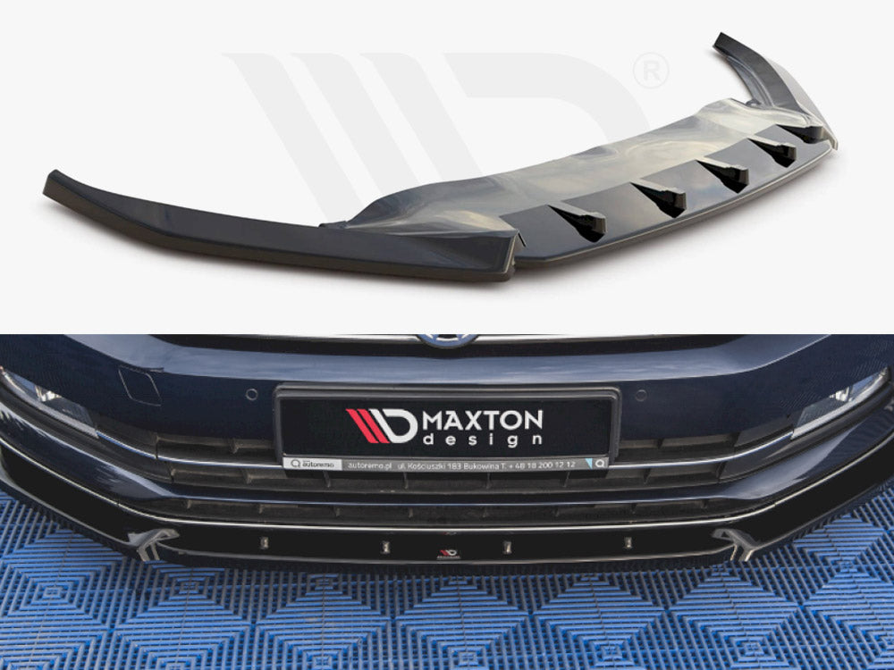 Front Splitter V2 VW Passat B8 2014-2019 Maxton Design