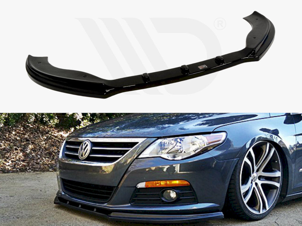 Front Splitter VW Passat CC Preface Model, Standard Bumper Maxton Design