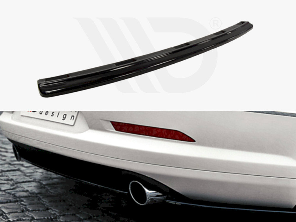 Central Rear Splitter VW Passat CC R36 Rline (Preface) (Without Vertical Bars) Maxton Design