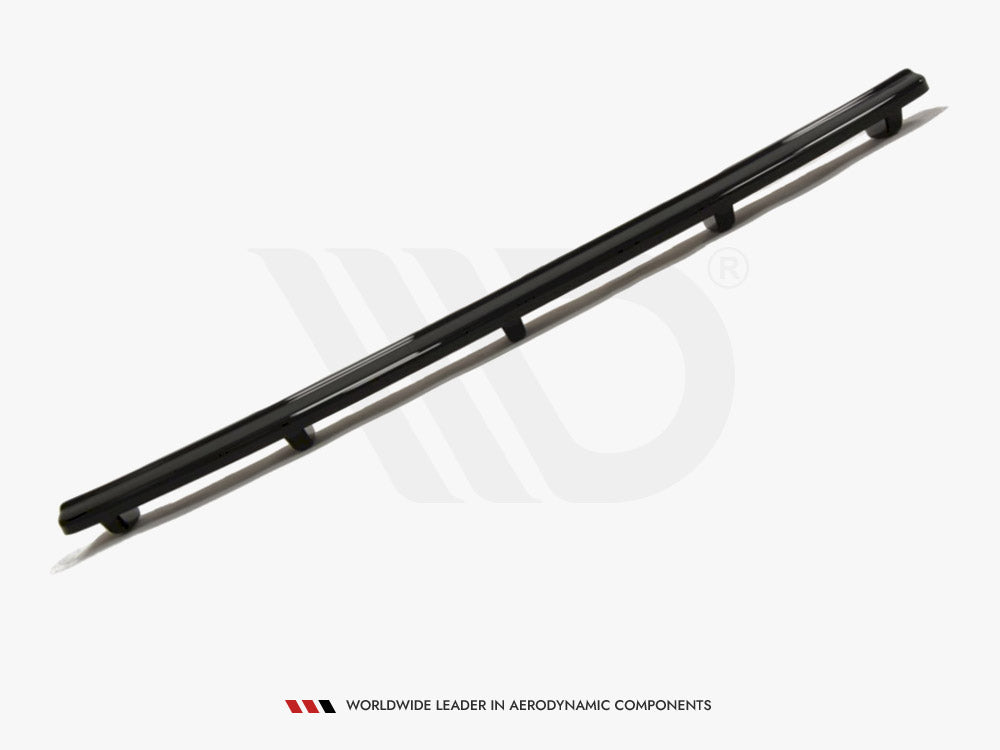 Central Rear Splitter VW Passat CC R36 Rline (Preface) (With Vertical Bars) Maxton Design