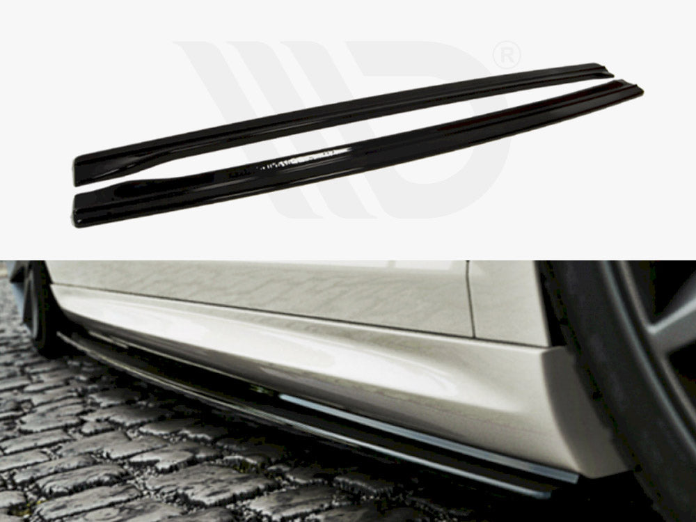 Side Skirts Diffusers VW Passat CC R36 Rline (Preface) Maxton Design