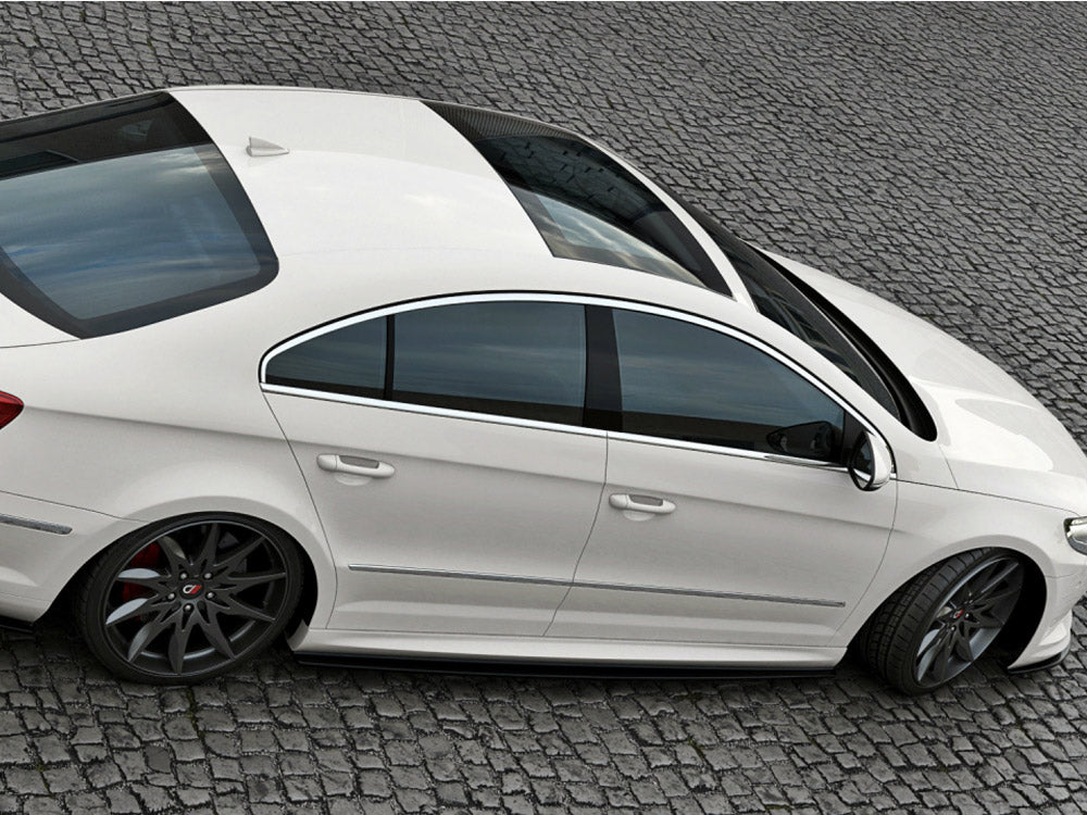 Side Skirts Diffusers VW Passat CC R36 Rline (Preface) Maxton Design