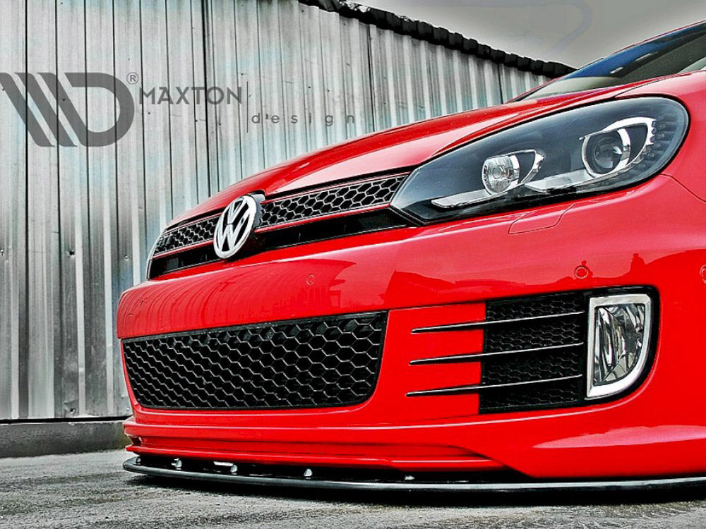 Front Splitter VER.2 VW Golf VI (For Golf GTI 35TH) Maxton Design