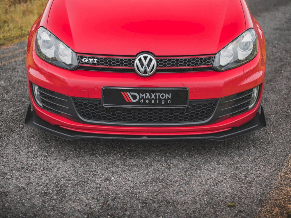 Racing Durability Front Splitter V.3 + Flaps VW Golf GTI Mk6 2008-2012 Maxton Design