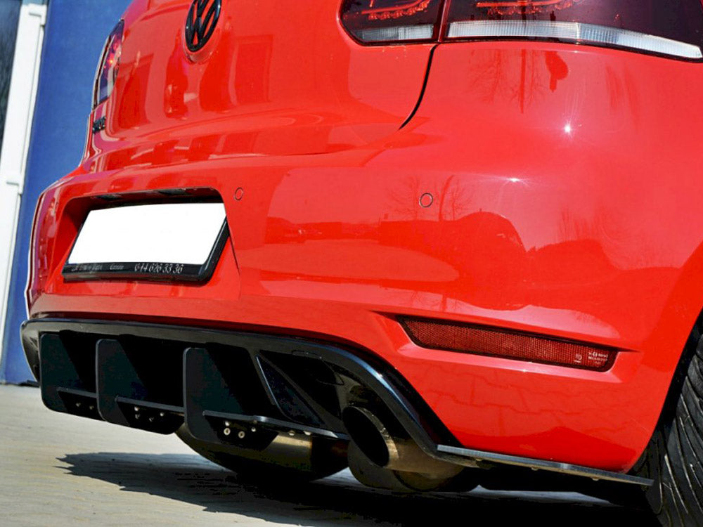 Rear Diffuser & Rear Side Splitters VW Golf MK6 GTI / 35TH Maxton Design