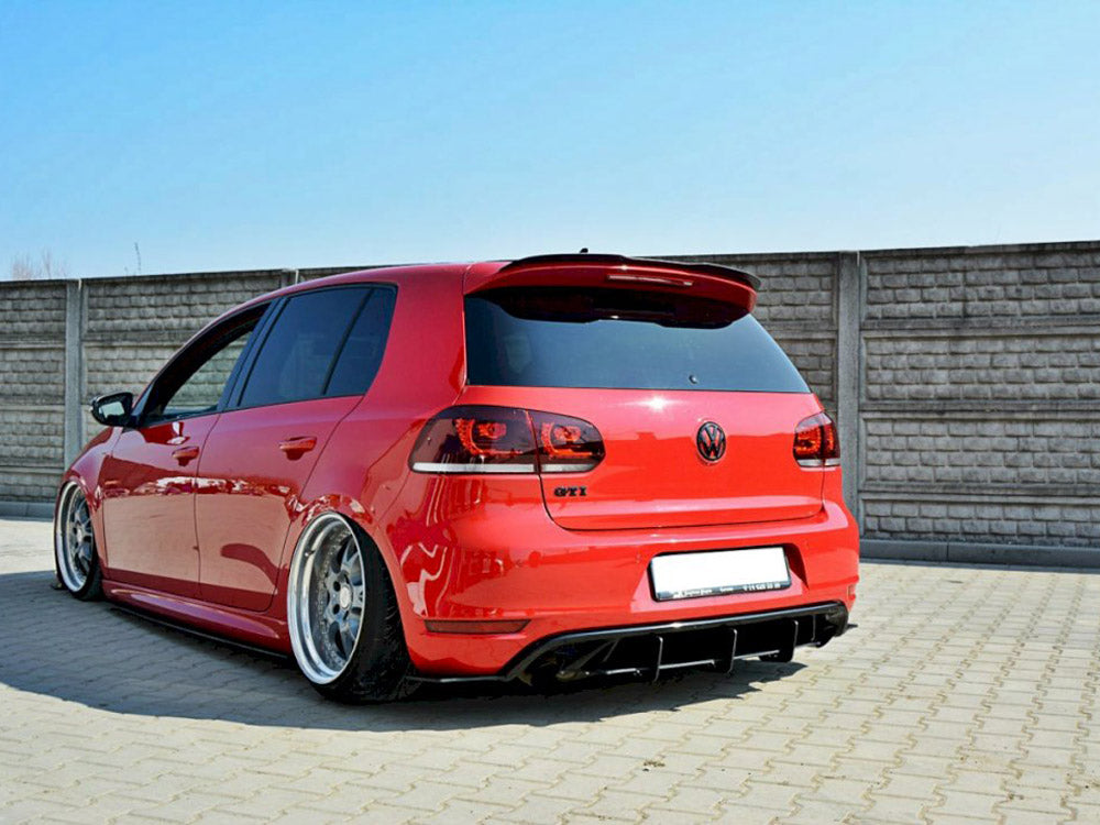 Rear Diffuser & Rear Side Splitters VW Golf MK6 GTI / 35TH Maxton Design